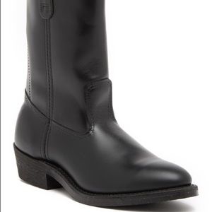 Pecos leather pull-on boots 11"